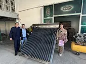 With our assistance in adjusting the machine, we successfully completed Uzbekistan's first domestic production